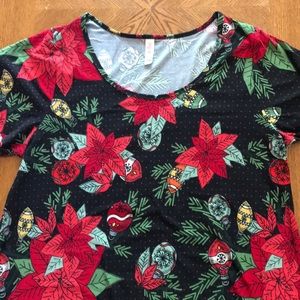 Lularoe Classic T Christmas top XL